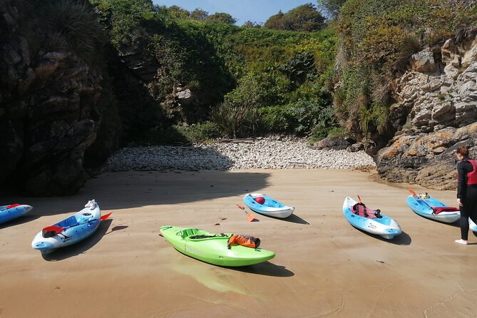 7 Arches Kayak Tour - The private beach and waterfall inside a cave