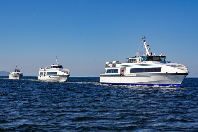 Aran Islands and Cliffs of Moher Day Cruise sailing from Galway City Docks - The open-water crossing to Inishmore