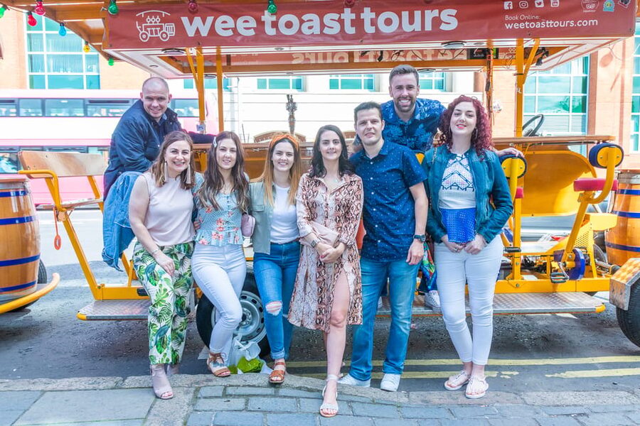 Belfast: City Centre Beer Bike Tour - What this Belfast beer bike actually feels like