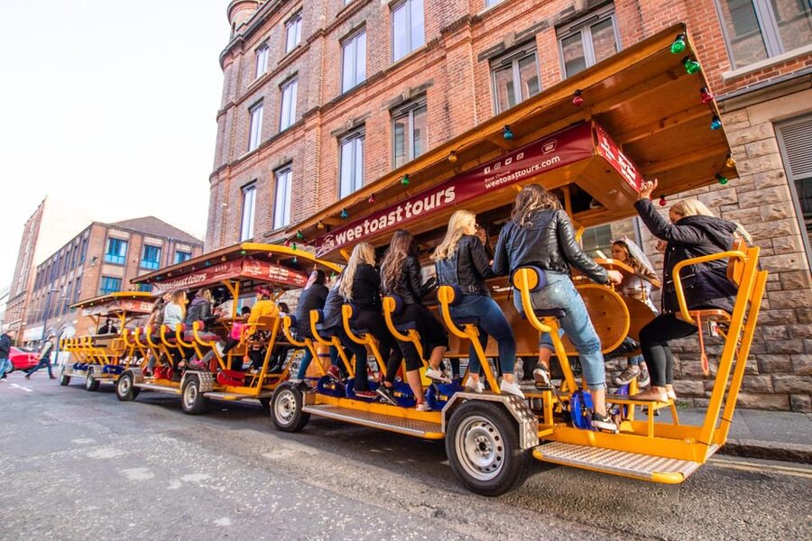 Belfast: City Centre Beer Bike Tour - The guides make the difference
