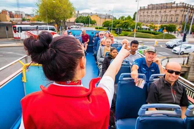 City Sightseeing Dublin Hop-On Hop-Off Bus Tour - Smithfield and the route back toward Temple Bar