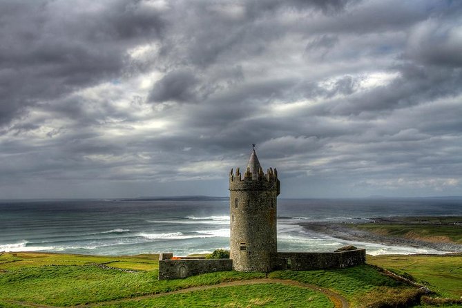 Cliffs of Moher including Cliffs of Moher Boat Experience Luxury Car Tour - The Cliffs of Moher from above