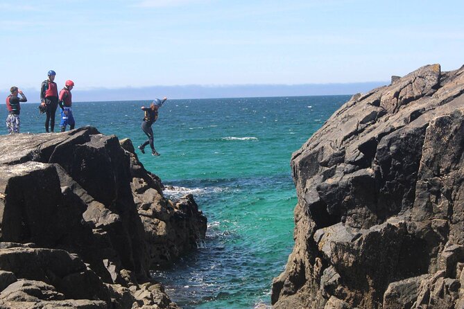 Coasteering on Irelands Wild Atlantic Way - The First Swim Through Gullies and Caves
