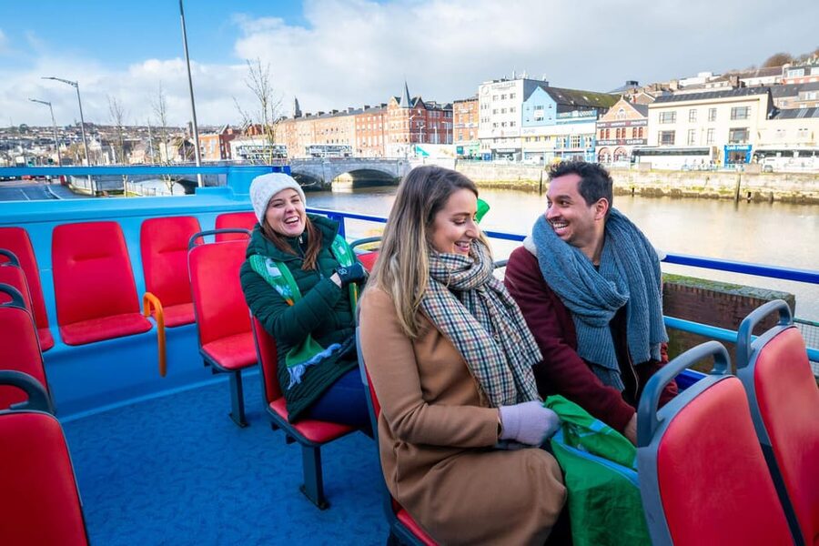 Cork City Hop On/Off Open Top Bus Tour - Audio Commentary and Driver Personality