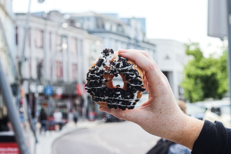 Cork Delicious Donut Adventure by Underground Donut Tour - Walking along Oliver Plunkett Street