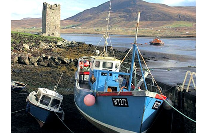 Cycling Westport & the Great Western green way. Mayo. Self-guided - Clew Bay and the view of Croagh Patrick