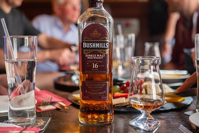 Deluxe Whiskey and Food Tasting in Dublin - Two premium pours inside the Palace Bar whiskey palace