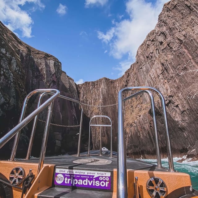 Dingle: Sea Safari by RIB Boat - Cliffs, caves, and West Kerry rock formations