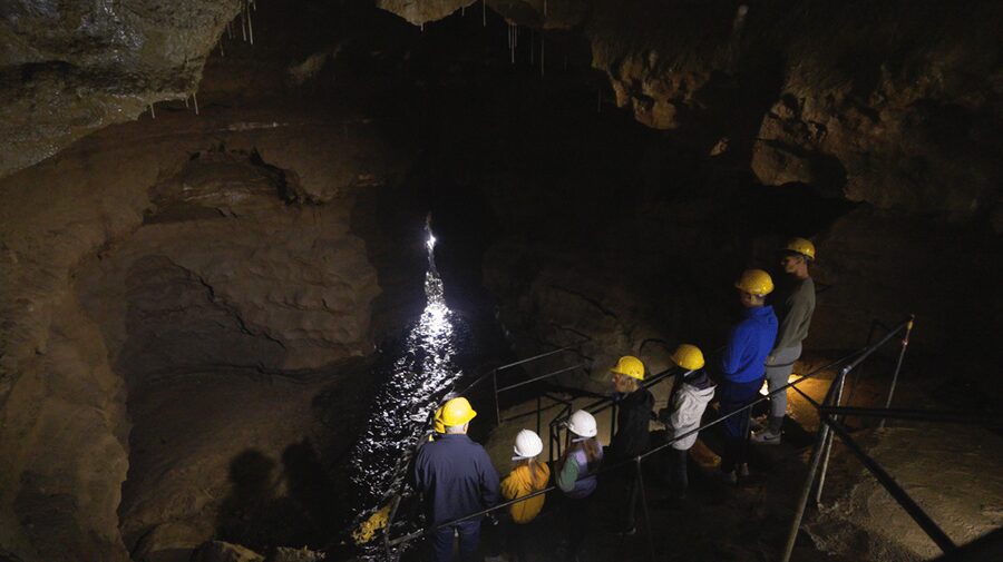 Doolin Cave Tour: Experience Europe's Largest Stalactite - The 70 foot descent underground