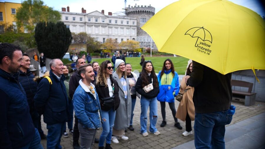 Dublin: Bucket List Sights Walking Tour - Temple Bar beyond the pub signs