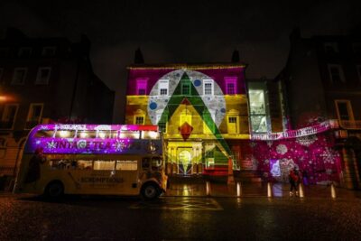 Christmas Lights Festive Bus Tour with Afternoon Tea