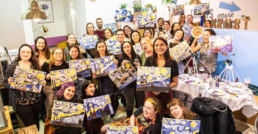Dublin: Drinking and Painting Party with Art Instructor - Key points to know before booking