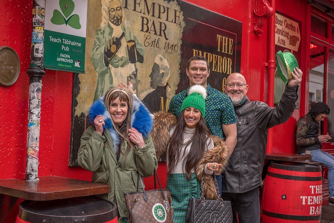 Dublin Family Adventure: Cherished Memories in Every Photo - Temple Bar brings color, character, and crowds