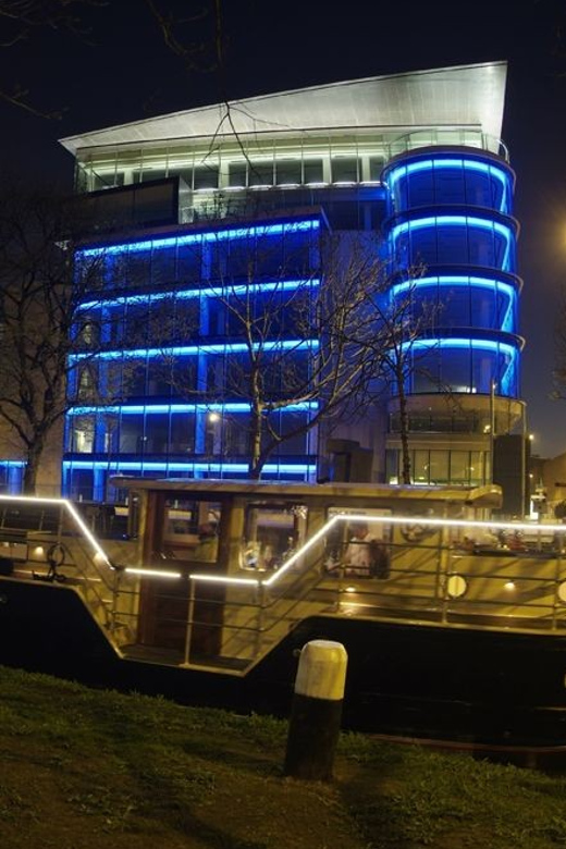 Dublin: Grand Canal Cruise with Dinner - A quiet start at Grand Canal Jetty