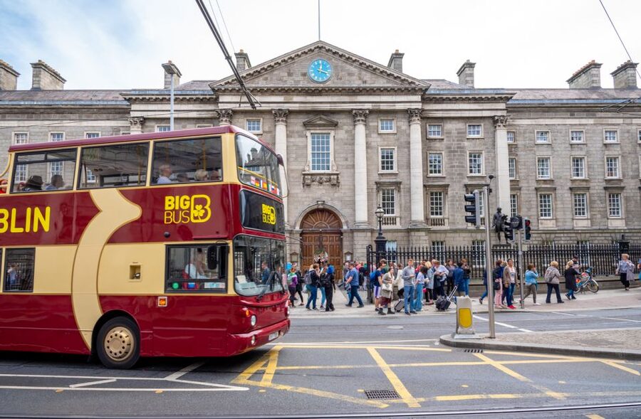 Dublin: Jameson Whiskey Distillery & Hop-on Hop-off Bus Tour - Riding the Red Loop from O’Connell Street
