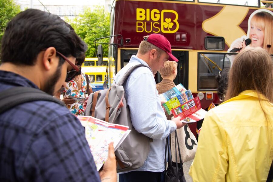 Dublin: Jameson Whiskey Distillery & Hop-on Hop-off Bus Tour - Guides, audio, and practical comfort