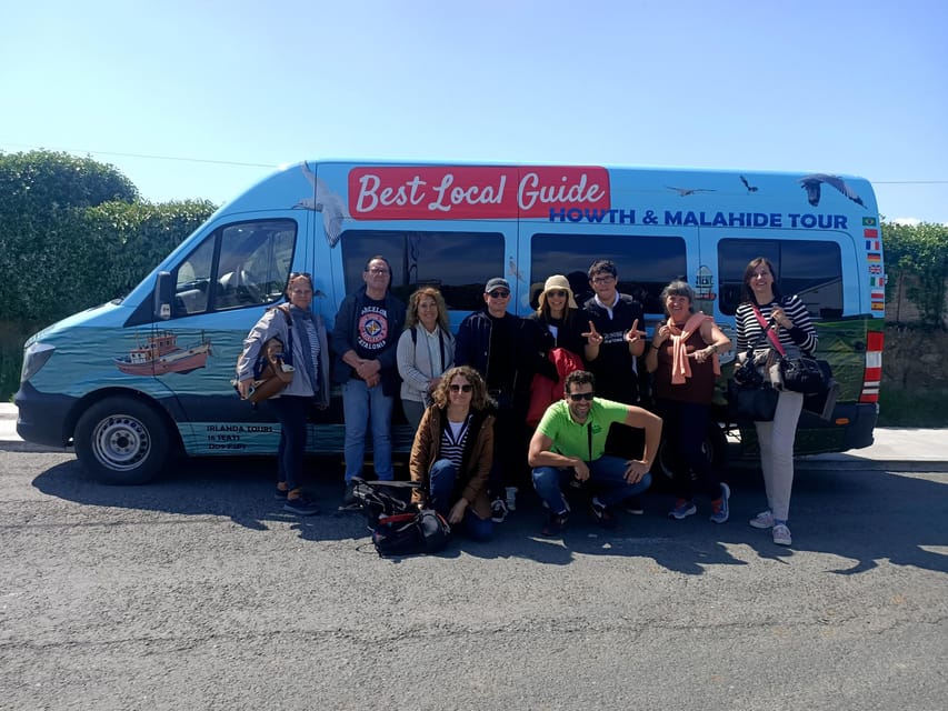 DUBLIN: Malahide castle and Howth MULTILINGUAL full day tour - What the $67 price covers