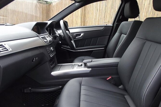 Dublin To Kilkenny Castle Waterford Crystal Private Car - Day Tour - Leaving Dublin in a private Mercedes