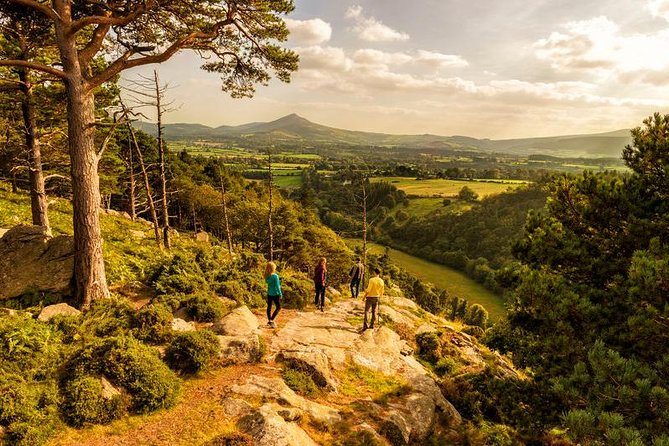 Dublin to Wicklow, Glendalough Small Group Tour with Guided Walk - The Scalp walk and views toward Dublin Bay