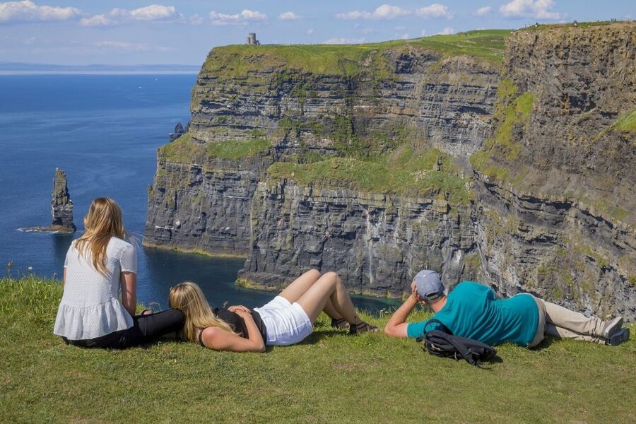 From Dublin: Galway and Cliffs of Moher Day Tour - Ninety minutes at the Cliffs of Moher