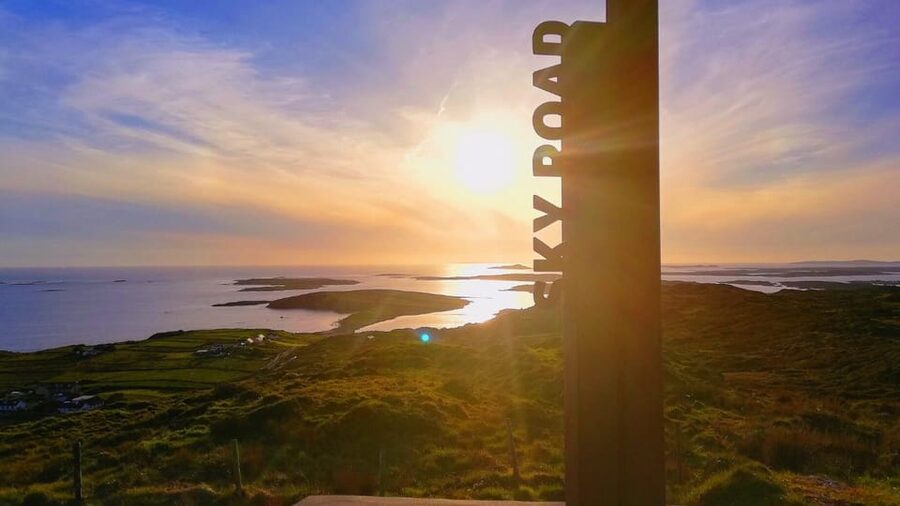 From Galway: Connemara, Kylemore Abbey or National Park Tour - Clifden and the climb along Sky Road