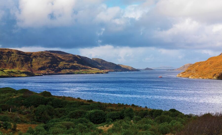 From Galway: Connemara National Park Full Day Tour - Kylemore Abbey from the road