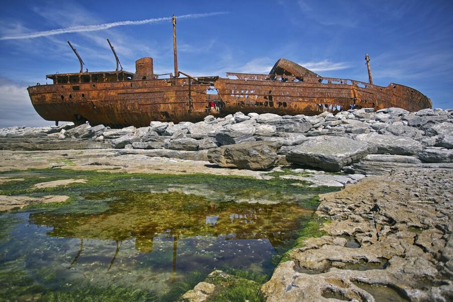 Galway: Day Trip Ferry to Inis Oírr (Aran Islands) - O’Brien’s Castle and the Plassey shipwreck