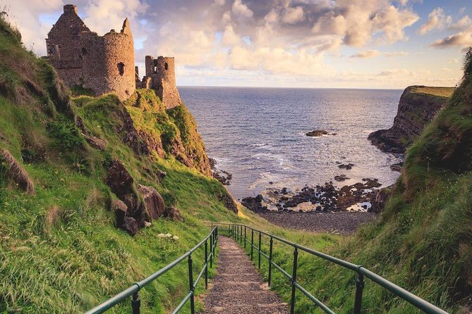 Giant's Causeway Day Tour from Dublin - Dunluce Castle above the sea