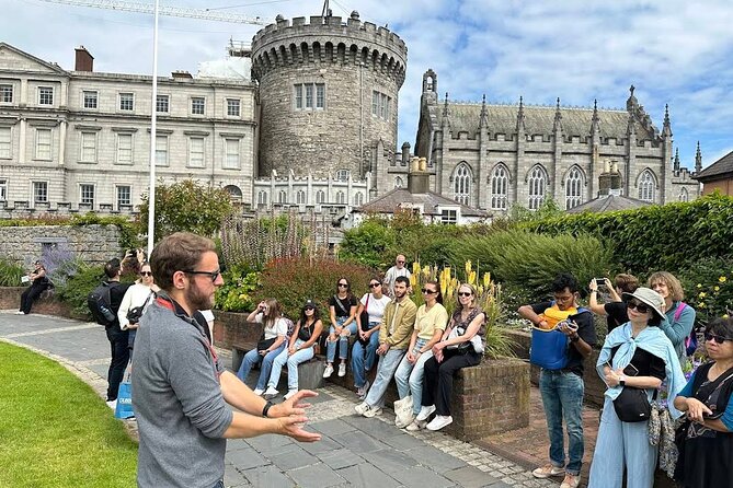 Highlights of Dublin Private Walking Tour with Guide - Temple Bar beyond the pub sign