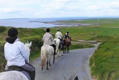 Horse riding – Dirt Trek Trail. Lisdoonvarna, Clare. Guided. 1 hour.