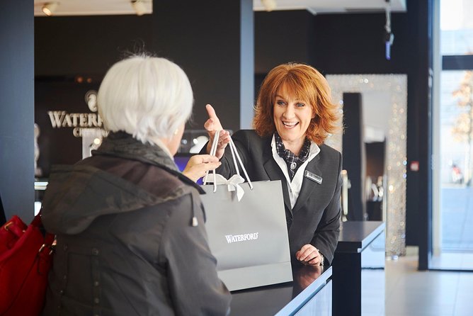 House of Waterford Crystal Guided Factory Tour - The showroom: 12,000 square feet of crystal