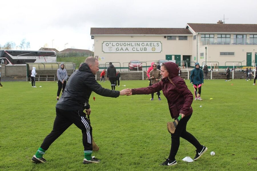 Hurling Experience in Kilkenny City - James, Charlie, and the teaching style