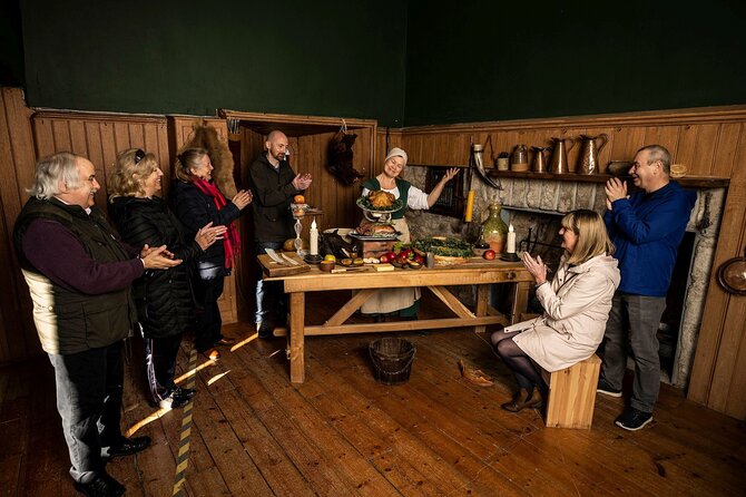 Interactive Living History in Dalkey Castle near Dublin City - St Begnet’s church and the old graveyard