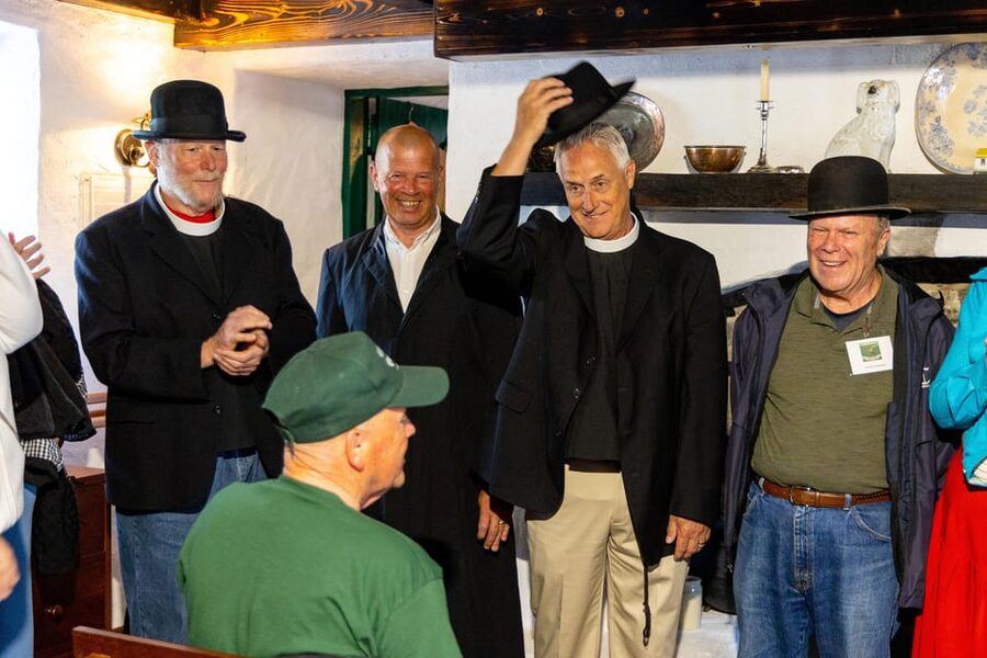 Ireland: County Mayo The Quiet Man Museum Self-Guided Visit - Dressing up for a Quiet Man photograph