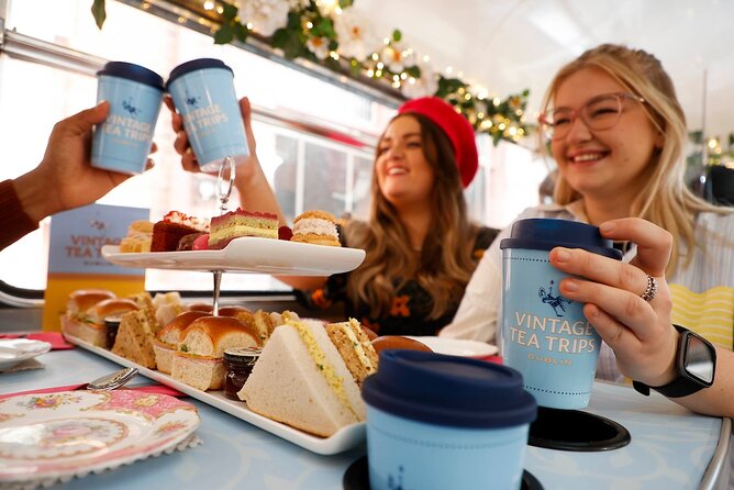 Irish Afternoon Tea on 1960s Vintage Bus in Dublin - What arrives on your afternoon tea stand