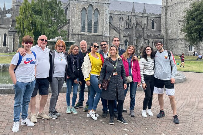 Private Walking Tour in Dublin - Temple Bar beyond the pub signs