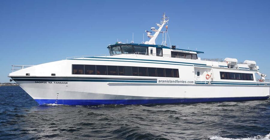 Rossaveel, Galway: Ferry Transfer to Inis Mór (Aran Islands) - A comfortable 40-minute crossing to Inis Mór