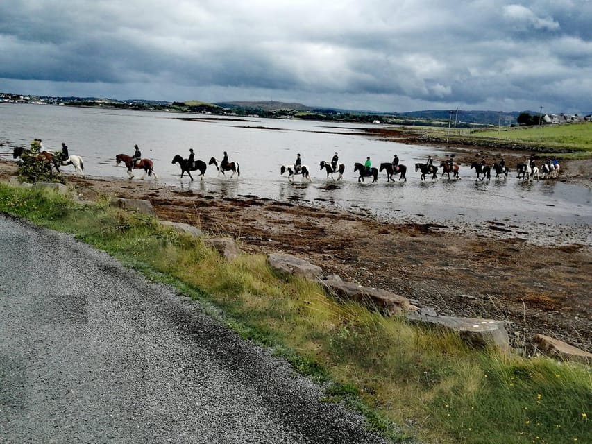 Westport: Beach and Countryside Guided Horse Ride - Croagh Patrick in the distance